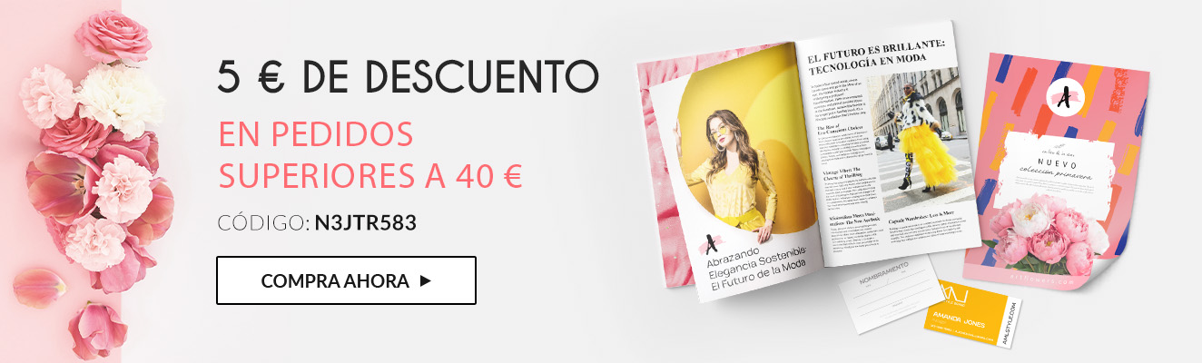 5 € de descuento en pedidos superiores a 40 €